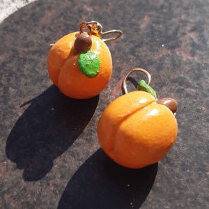 Signature apricot earrings